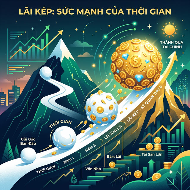 Lãi Kép Là Gì? Sức mạnh "Kỳ Quan Thứ 8" Kèm Công Thức Chuẩn