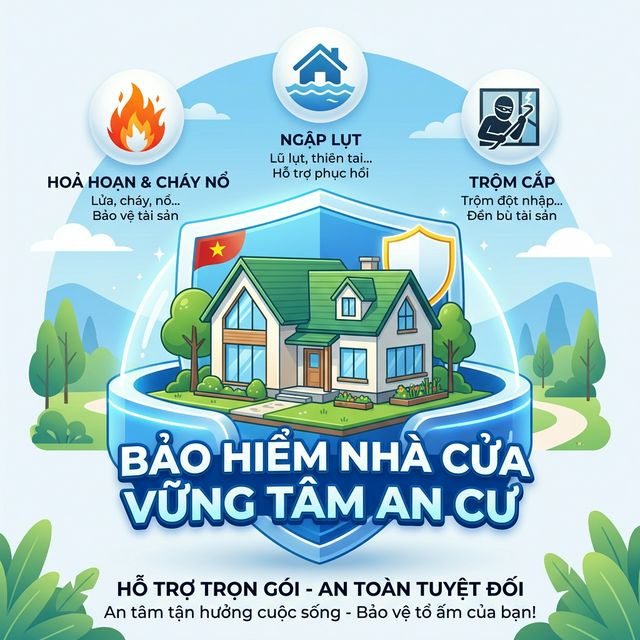 Bảo Hiểm Nhà: Cần Thiết Và Quyền Lợi Ít Ai Biết