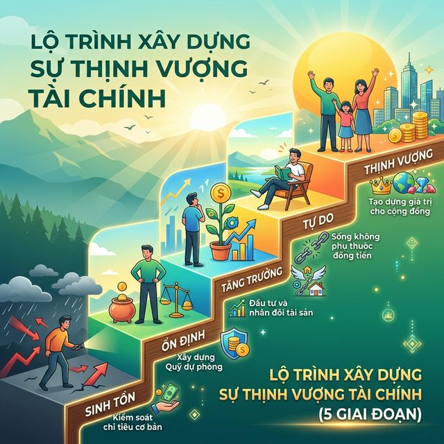 Tháp Tài Sản 5 Tầng: Lộ Trình Xây Dựng Sự Thịnh Vượng