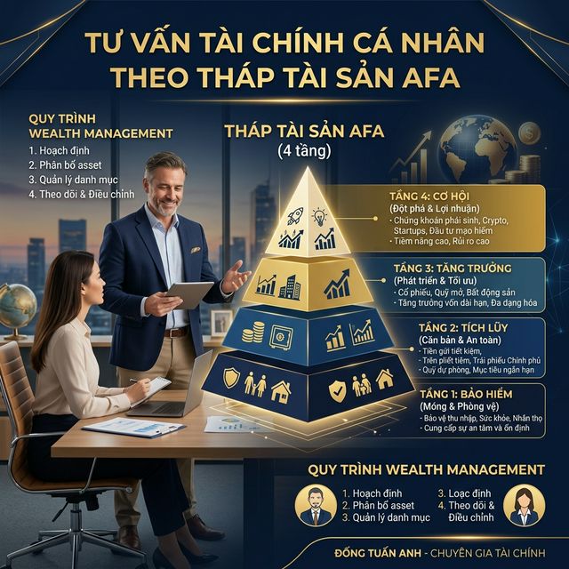 Mô hình tháp tài sản theo phương pháp AFA Capital