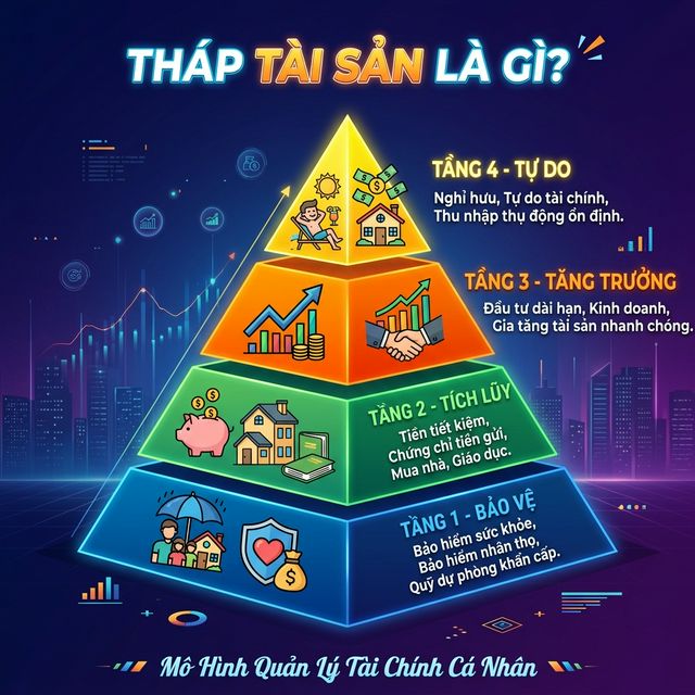 Tháp Tài Sản Cho Vợ Chồng Trẻ: Hợp Nhất Tài Chính Và Đầu Tư Chung