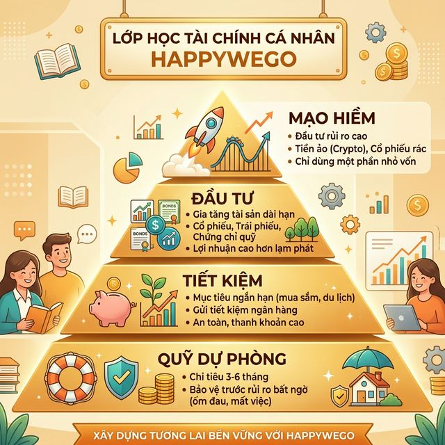 Phương pháp tháp tài sản theo triết lý HWG HappyWeGo