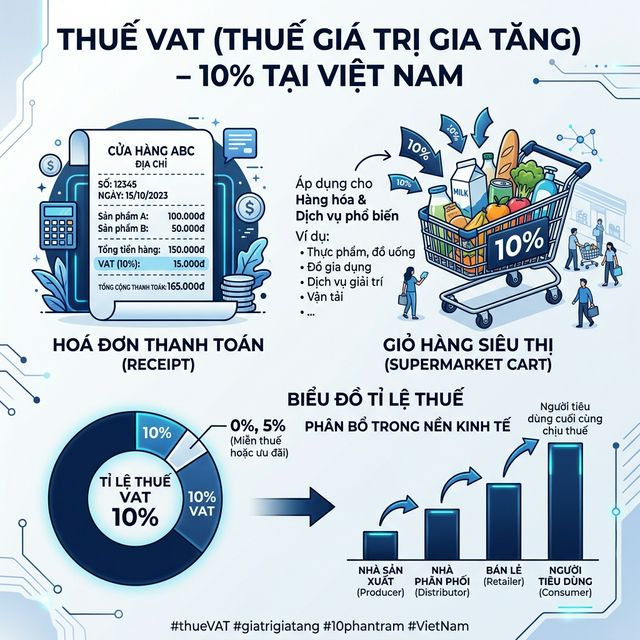Thuế VAT Là Gì? Cách Tính Và Ảnh Hưởng Đến Chi Tiêu Hàng Ngày